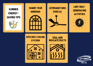 Summer energy saving tips