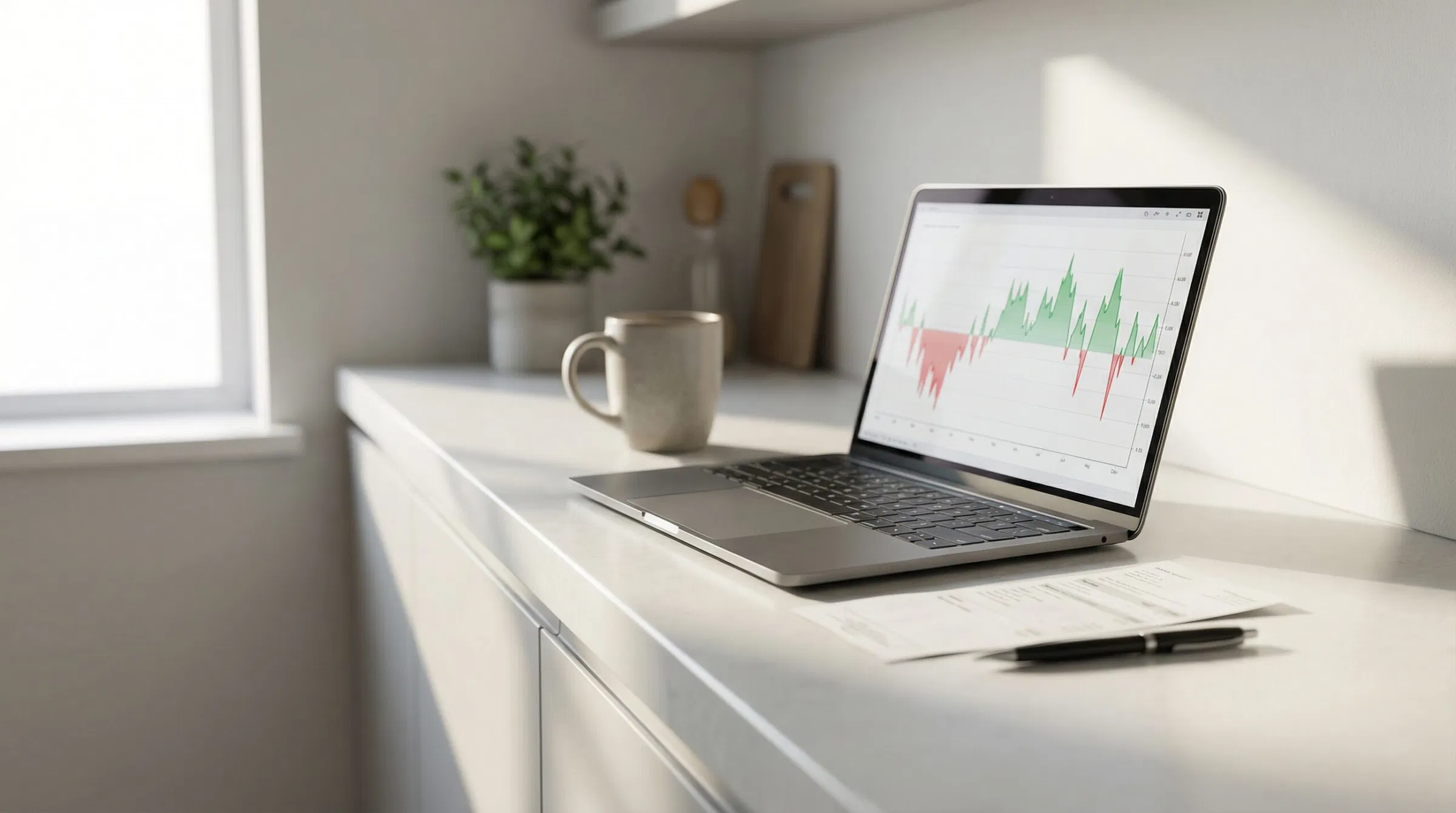 Comparing energy rates and electricity bills in Pennsylvania on a laptop