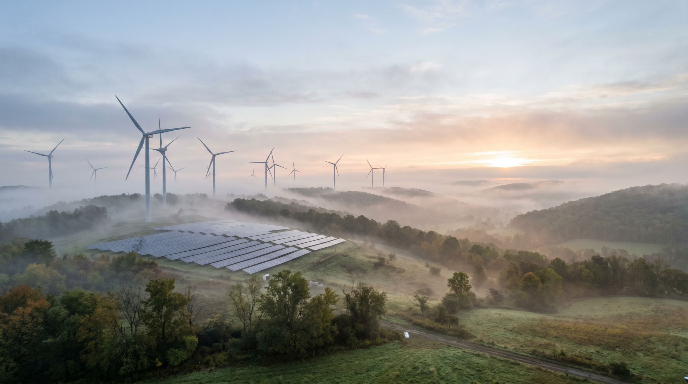 Wind and solar energy sources in Pennsylvania