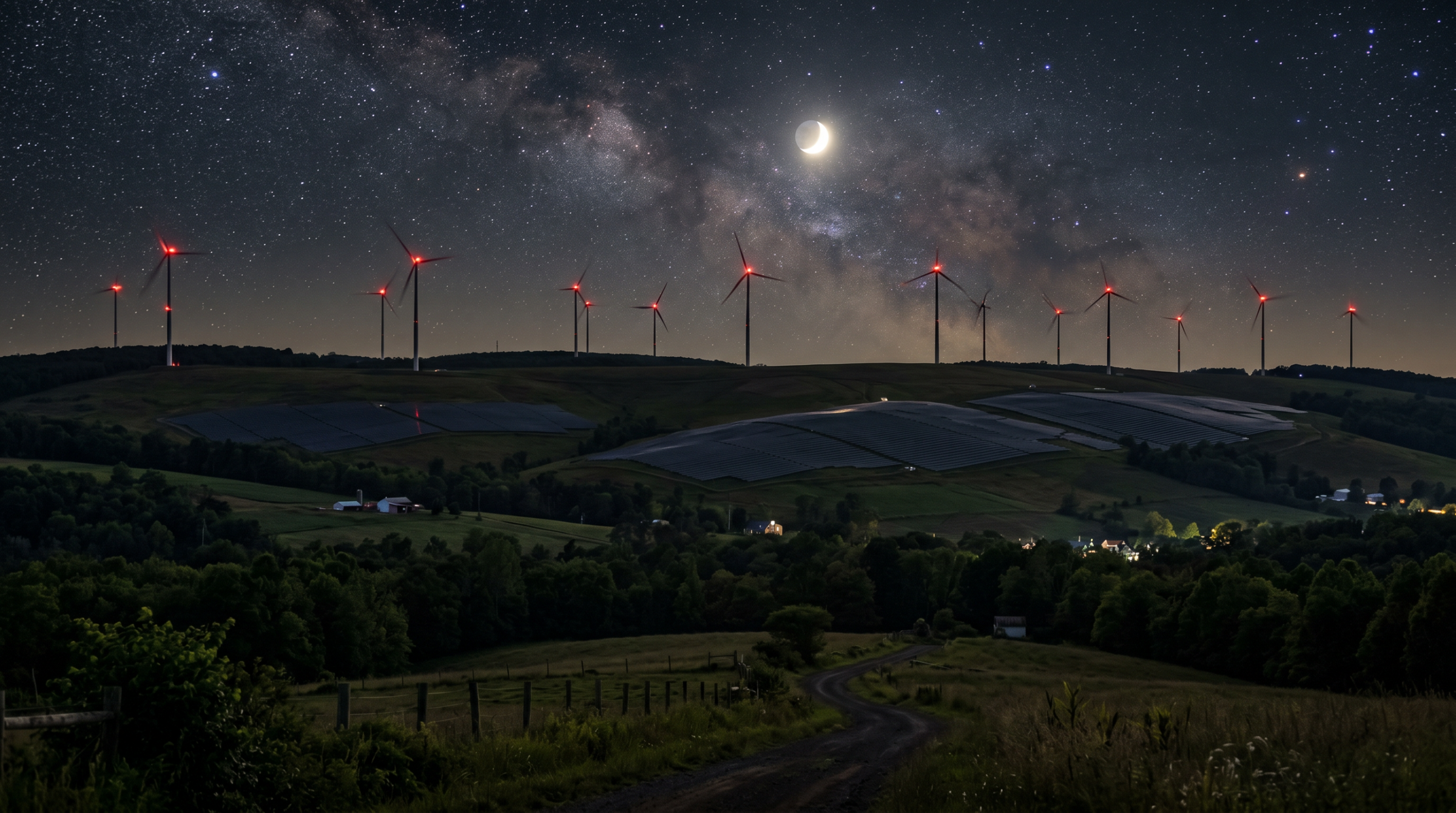 renewable green energy Pennsylvania wind and solar