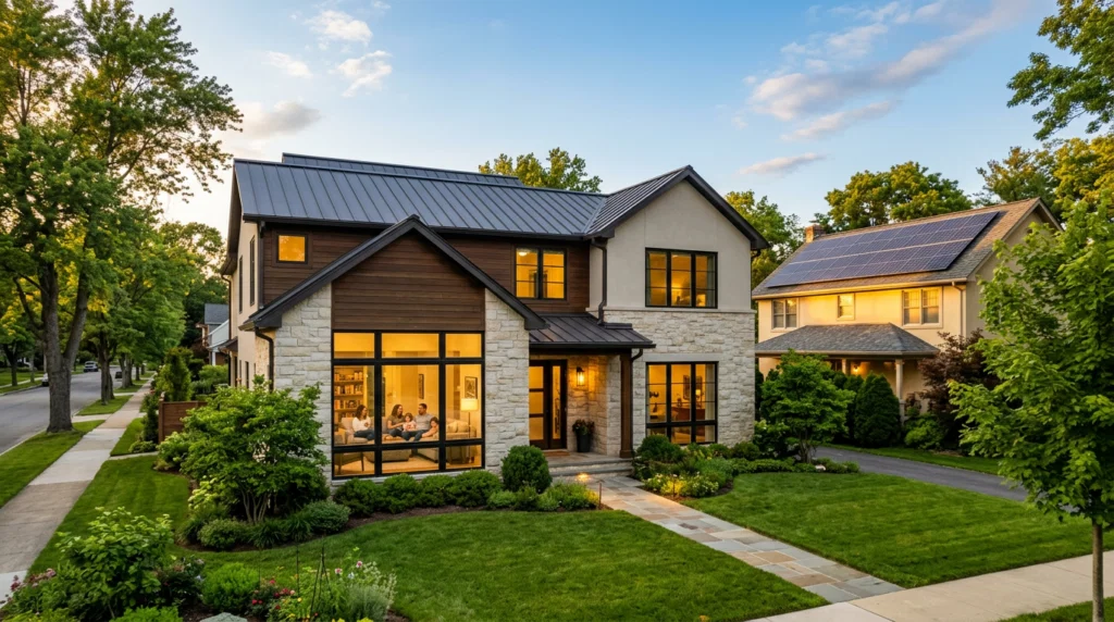 Pennsylvania homeowner saving money on energy bills with a competitive electricity plan